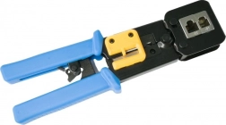 Pince à sertir pour connecteurs RJ45/RJ12/RJ11 (8P/6P/4P) pour connecteurs traversants EZ