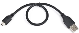 Mini-USB 2.0 Kabel 5-polig 0,3 m schwarz für CANON