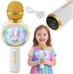 Karaoke-Mikrofon für Kinder Izoxis weißes Häschen