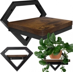 Hängendes Wandregal RUHHY im Loft-Stil