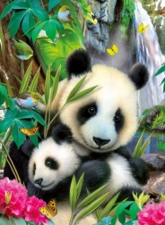 Ravensburger puzzle Lovely Panda 300 pieces