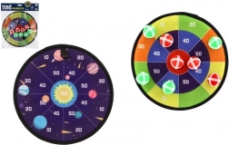 Dubbelzijdig klittenband doelschijf met ballen