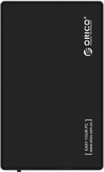 Boîtier externe Orico pro 3,5" HDD/SSD, USB 3.0 5 Gbit/s, USB‑A vers USB‑B, noir