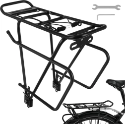 Hinterer Fahrradgepäckträger Trizand 38 × 13,5 × 35 cm, Tragfähigkeit 25 kg