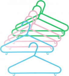 Children's Clothes Hangers 29 × 17 cm, Set of 6