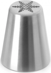 Russian pastry tip snowflake stainless steel