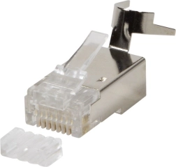 Shielded RJ45 Connectors Cat6, 6A, 7 - Pack of 50