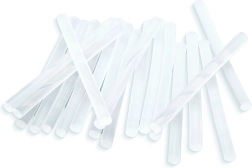 Bâtonnets de colle thermofusible transparents pour pistolet à colle 7 mm, 20 pièces