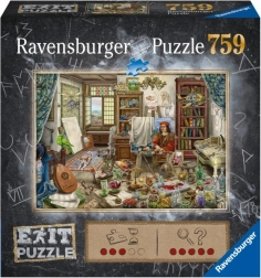 Puzzle Ravensburger Exit : Atelier de l’artiste 759 pièces