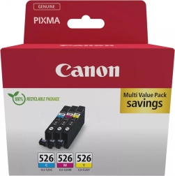 Multipack Canon CLI-526 cyan/magenta/jaune