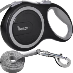 PURLov automatic retractable dog leash 5 m up to 15 kg