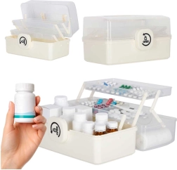 Organiseur à médicaments XL à plusieurs niveaux
