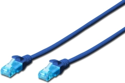 Patch Cable U/UTP Cat.5e PVC 0.5m Blue