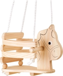 Small Foot houten kinderswing paard