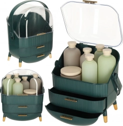 Green Cosmetic Organizer with Drawers