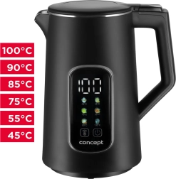 Electric kettle with temperature control 1.7 l