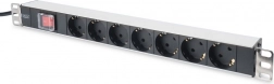 Digitus Power Strip for 19-inch Rack with 7 Outlets