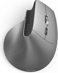 Souris verticale ergonomique avec Bluetooth, 2,4 GHz et USB‑C, éclairage RVB