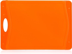 Antislip snijplank DUO, 37 × 25,5 cm, oranje