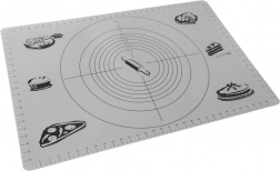 Siliconen uitrolmat 65 × 45 cm met maatverdeling