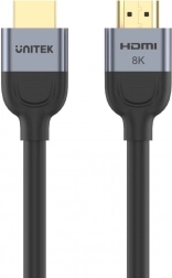 Unitek HDMI-kabel 2.1 8K 60Hz, 1,5 m, zwart