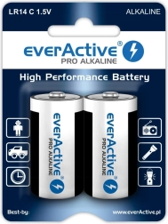 Alkaline batterijen C (LR14) everActive, blister 2 stuks