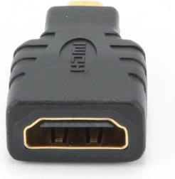 Adapter HDMI (Buchse) auf Micro‑HDMI (Stecker) mit vergoldeten Kontakten