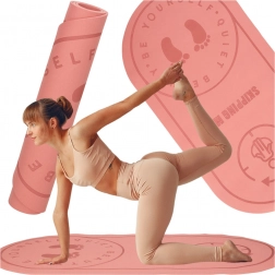 Rosa Trainings- und Sprungmatte