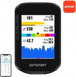 IGPSPORT BSC300T Fahrrad-GPS-Tacho mit farbigem Touchscreen