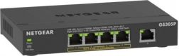 Netgear GS305P unmanaged 5‑poorts Gigabit PoE+ switch (63 W) voor SOHO