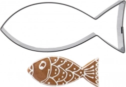 Stainless Steel Fish Cookie Cutter 9 cm