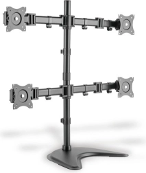 Support pour quatre moniteurs, 27 pouces, rotation 360°