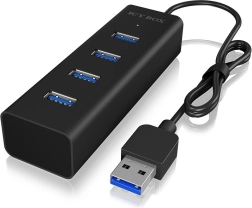 Icy Box four‑port USB 3.0 hub