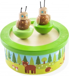 Houten muziekdoos BIGJIGS TOYS woodland