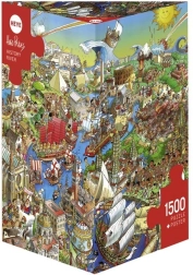 Puzzel 1500 stukjes - Rivier van de geschiedenis