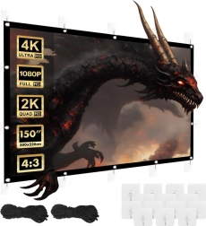 Projektionsleinwand Maclean 150" 300x220 cm 4:3
