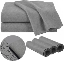 Lot de chiffons en microfibre pour vitres et fenêtres 30 × 40 cm (3 pcs) RUHHY