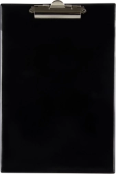 Schrijfmap A4 met metalen clip Classic zwart
