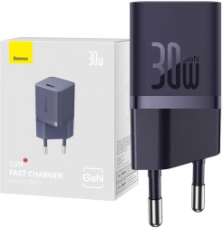 Baseus Mini-Netzladeteil GaN 30 W USB‑C (Violett)