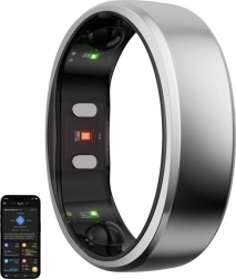 Slimme ring RingConn Gen 2 – zilver, maat 12