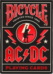 Playing Cards Bicycle Inspired by AC/DC