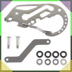 Multifunktionaler Karabiner für Schlüssel – Taschen-Multitool aus Edelstahl