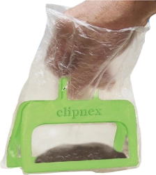 Clip for cleaning dog excrement Clipnex