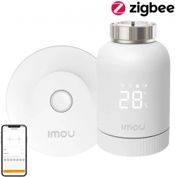 Intelligente thermostatische knoppen IMOU ZigBee met 6 adapters en gateway