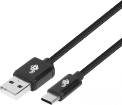 USB Cable USB-C 3 m Black Braided