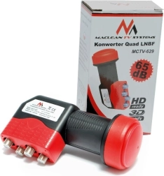Convertisseur satellite quad 65 dB MCTV-629