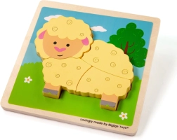 Insert Puzzle Sheep by Bigjigs Toys