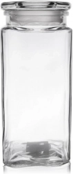 Quadratischer Glasbehälter für Lebensmittel 1,8 l