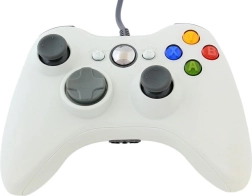 Kx13a wired gamepad for PC dual shock Xbox style white