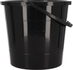 Emmer 10 l – zwart, Poolse productie